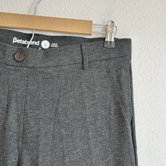 Betabrand Pants Charcoal Gray Classic Bootcut Yoga Dress Stretch WO104 - Picture 2 of 8